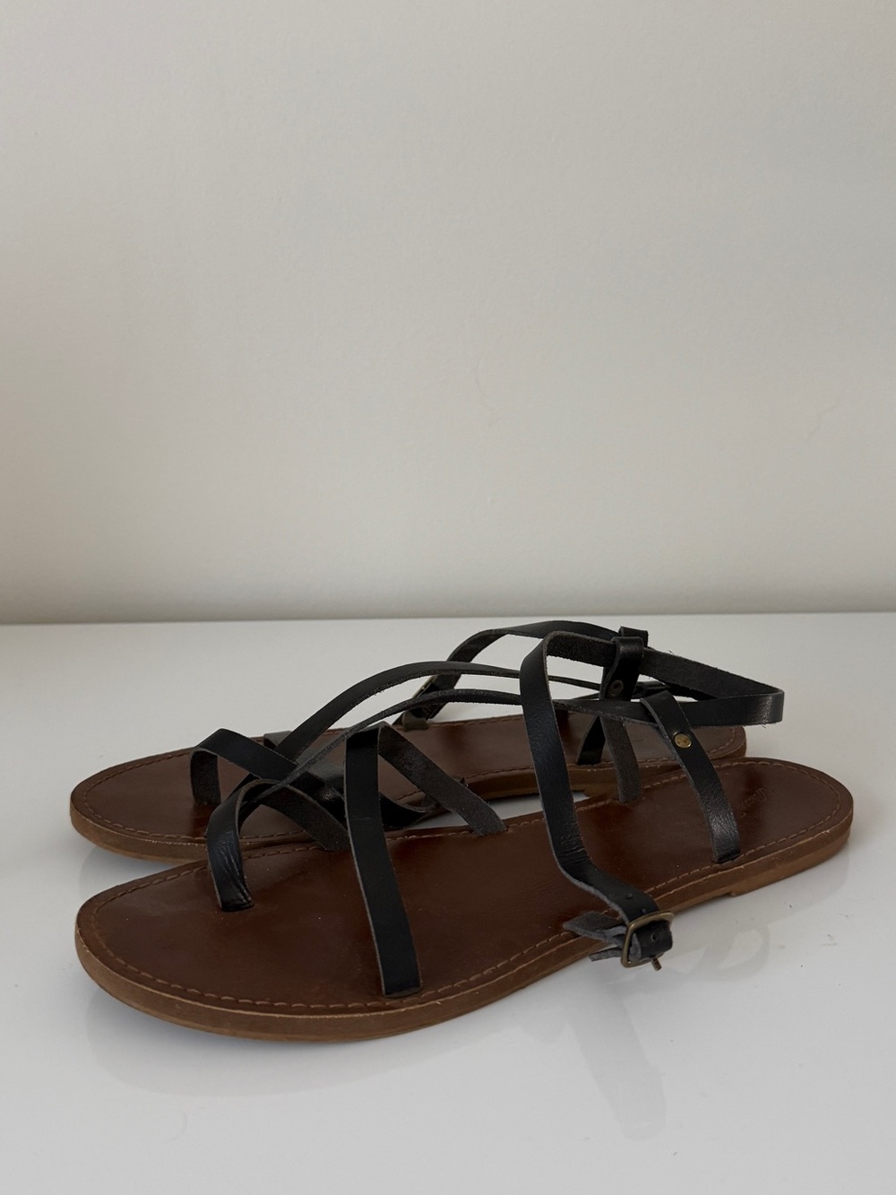 Black Strappy Sandals
